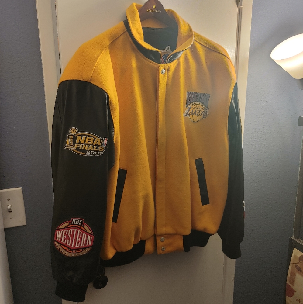 Rare Lakers championship varsity jacket 2001
